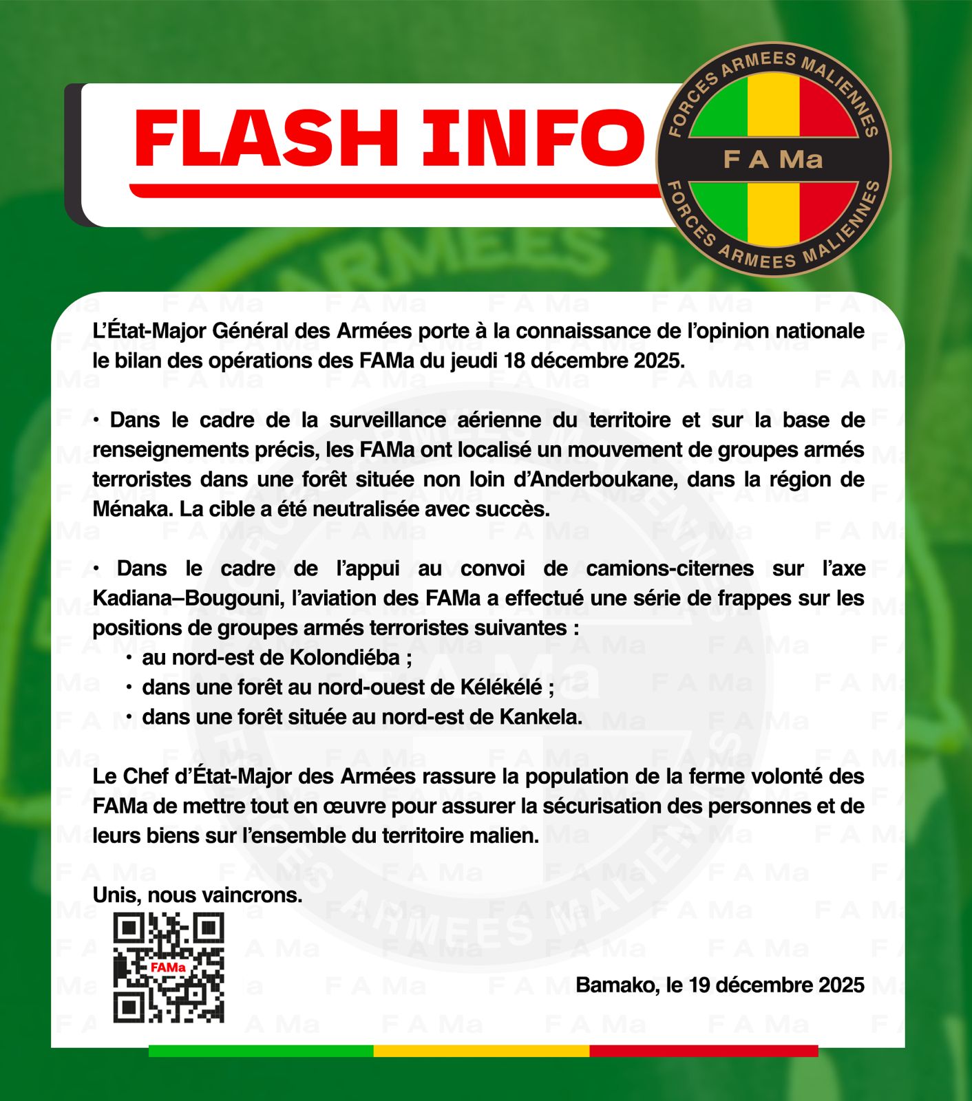  #FLASH INFO