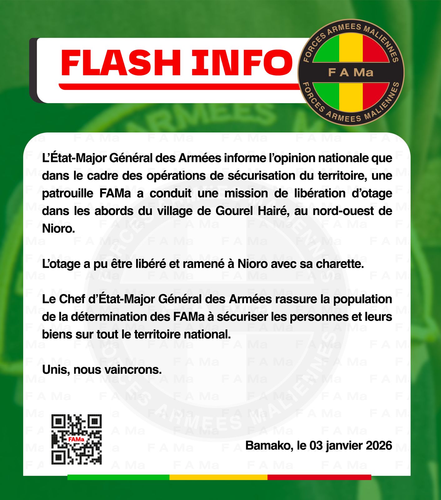  #FLASH INFO
