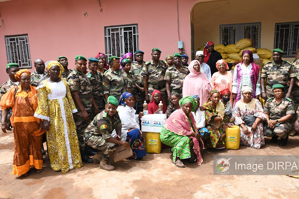 DSSA : les veuves et les orphelins des militaires et paramilitaires retrouvent le sourire