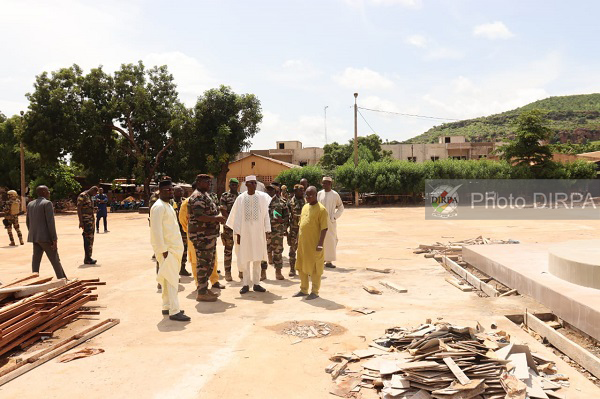 VISITE DE CHANTIERS DU MDAC A LA GARDE NATIONALE DU MALI