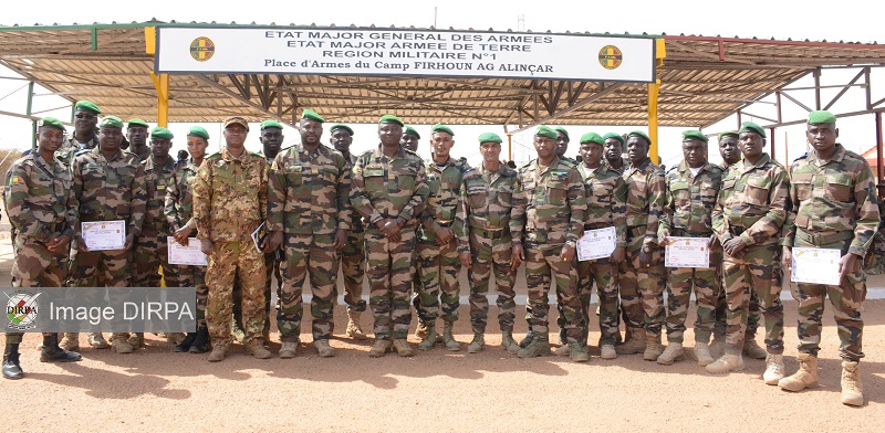 Gao- Armée de terre : fin des formations classiques BA1 et BA2 session 2022