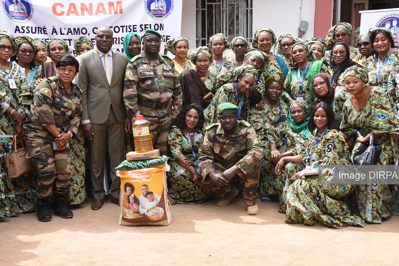 DSSA : L'Association Solidarité des Femmes Travailleuses de la CANAM soutient les blessés de guerre.