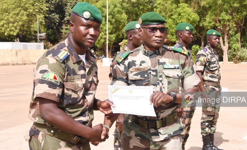 Koulikoro : Des futurs Tireurs et Chefs d'Engins pour assurer la montée en puissance des FAMa sur le terrain