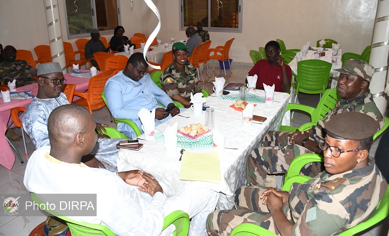 DSSA : Rupture collective de jeûne avec les partenaires, les veuves et orphelins de militaires