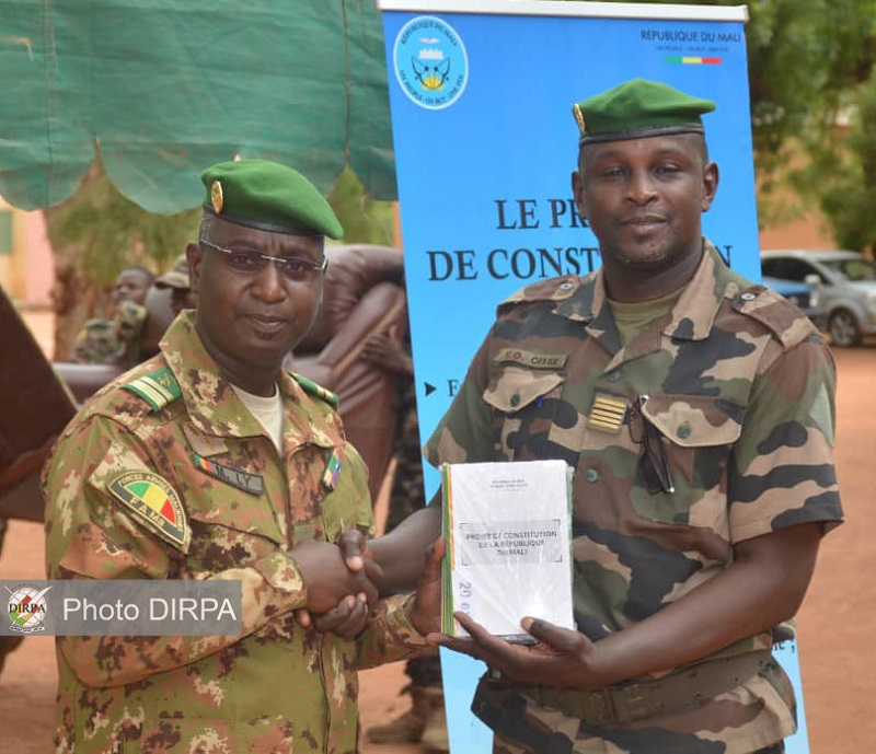 Ségou : Le projet de Constitution expliqué aux Forces de Défense et de Sécurité