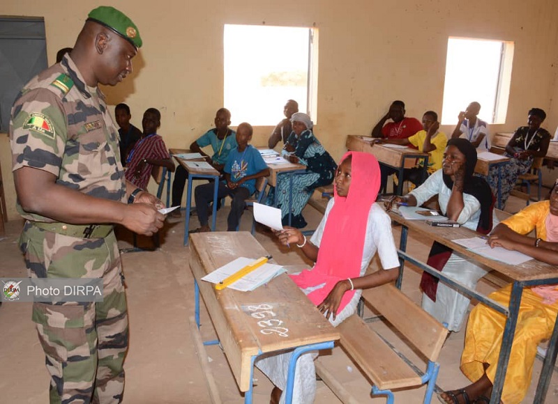 DEF au Centre du Camp 1 Firhoun de Gao : Le Commandant de la Région militaire N° 1 lance les épreuves