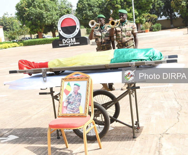Génie Militaire : Dernier hommage au Feu Commandant Ousmane SOW