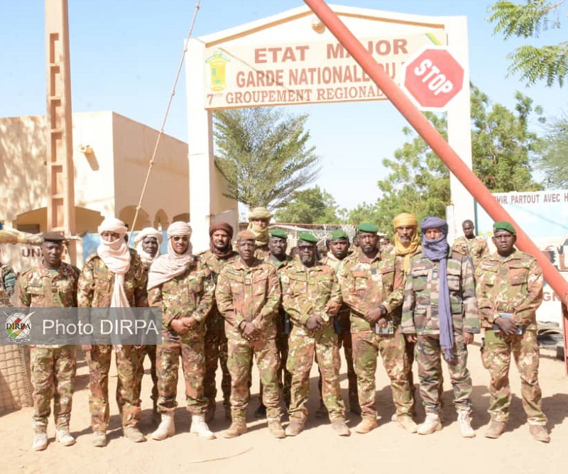 Gao :  Prise de contact du Commandant de la Zone de Défense N°1 avec la troupe
