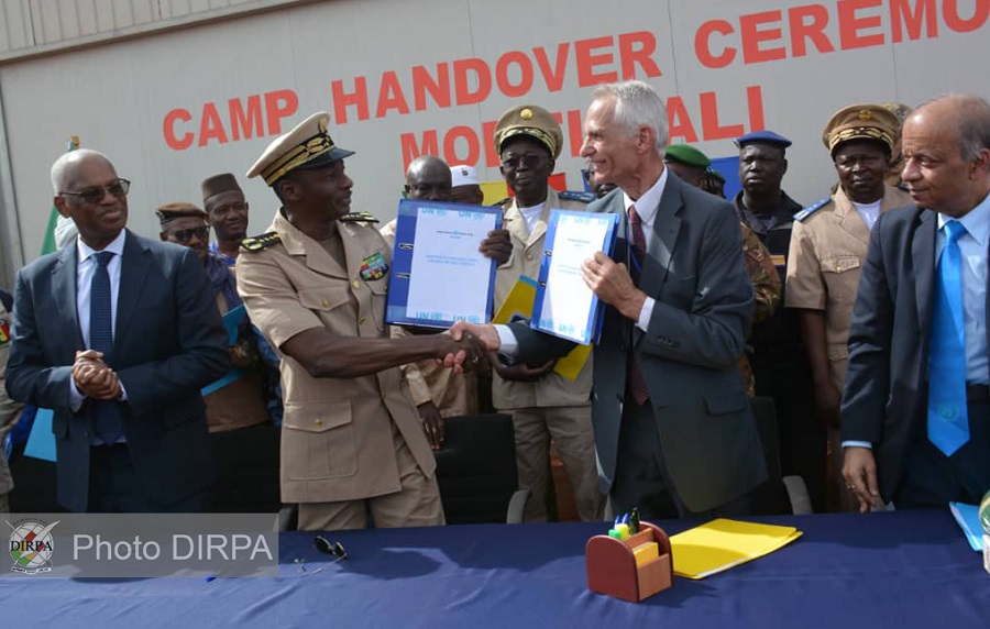 RM6 : Le Camp de la MINUSMA de Mopti rétrocédé aux FAMa