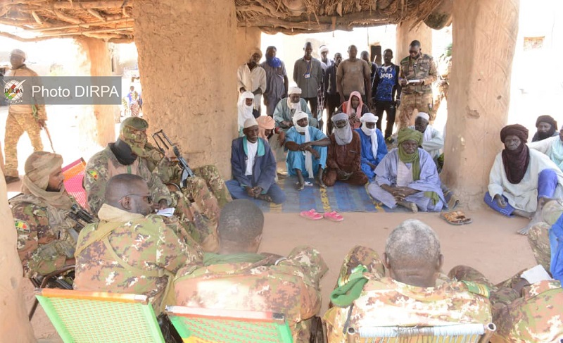 Labbezanga : Le Commandant de la Zone de Défense N°1 sur le terrain