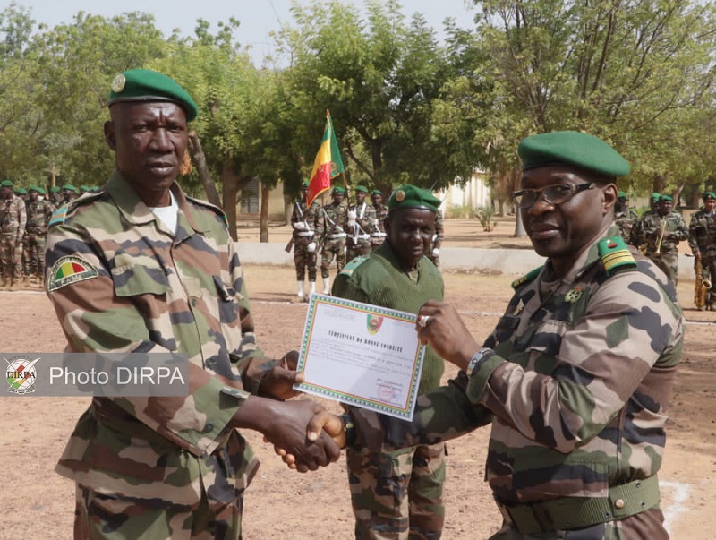 Bapho : Traditionnelle cérémonie aux grandes Couleurs du 26ème Régiment du Génie militaire