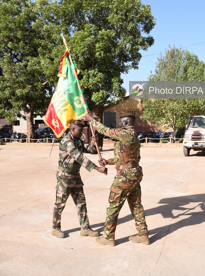 GNM :  Remise de l’Etendard au Groupement Tactique d’Intervention (GTI) TAMA