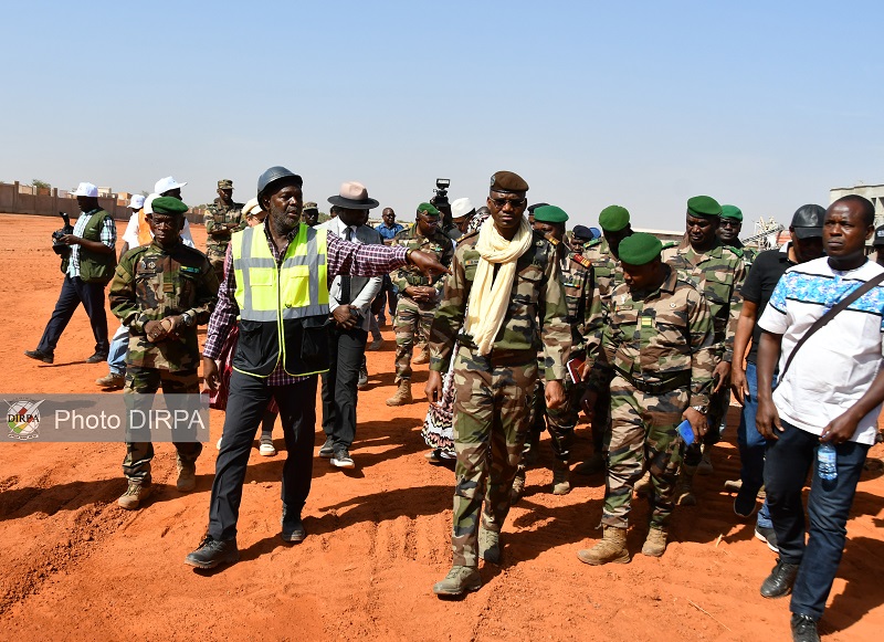 Koulikoro : Le MDAC s’imprègne de l’état d’avancement des travaux du nouvel Hôpital Militaire