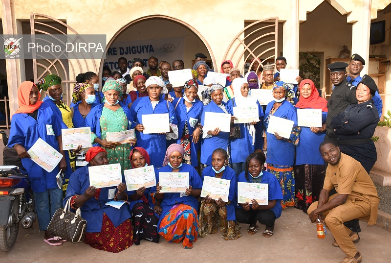 Police Nationale : Fin de formation des femmes survivantes des BVG en transformation Agro- alimentaire