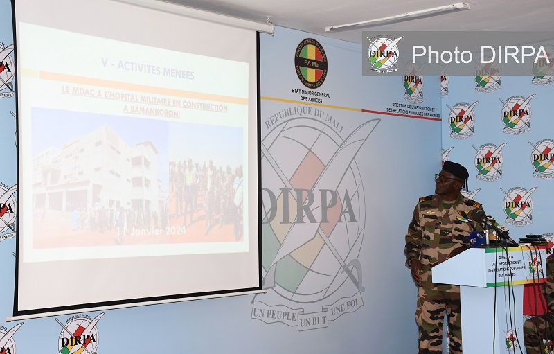 Conférence mensuelle de la DIRPA :  Forte pression des FAMa sur les Groupes terroristes, courant janvier