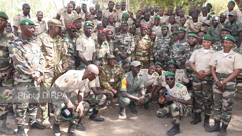 Secteur 5 de l’Opération Maliko : Le Chef d’Etat-major Général Adjoint des Armées sur le terrain