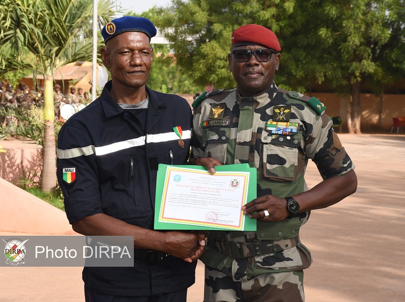 Protection Civile :  Fin de formation en BA1 des Sous-officiers