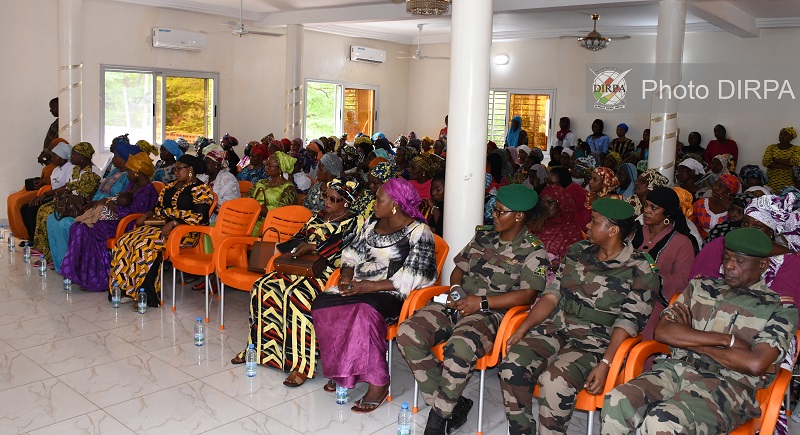 DSSA : Lancement de la session de Formation des femmes des militaires et paramilitaires sur la Transformation des produits agricoles.