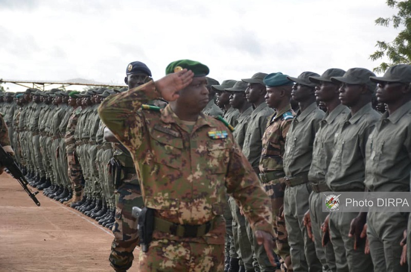 RM6 : Fin de formation Commune de Base et de présentation au drapeau des recrues contingent 2024, 2ème Vague 2021.