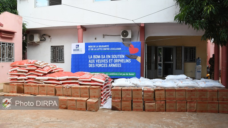 Direction du Service Social des Armées : des tonnes de produits alimentaires distribués aux couches vulnérables.