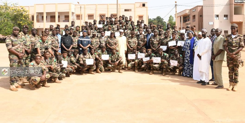 Cérémonie de sortie des stagiaires du Brevet d’arme numéro 1 et 2 de la garde nationale