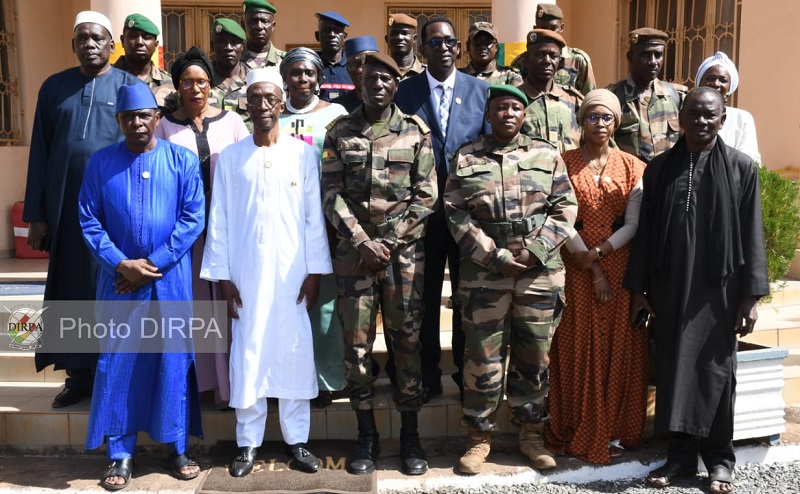 Musée des Armées : Visite des membres de la Délégation Spéciale de la mairie du District de Bamako