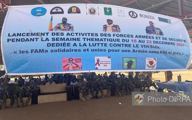 Gao : Les Forces Armées et de Sécurité s’engagent à lutter contre le VIH/Sida