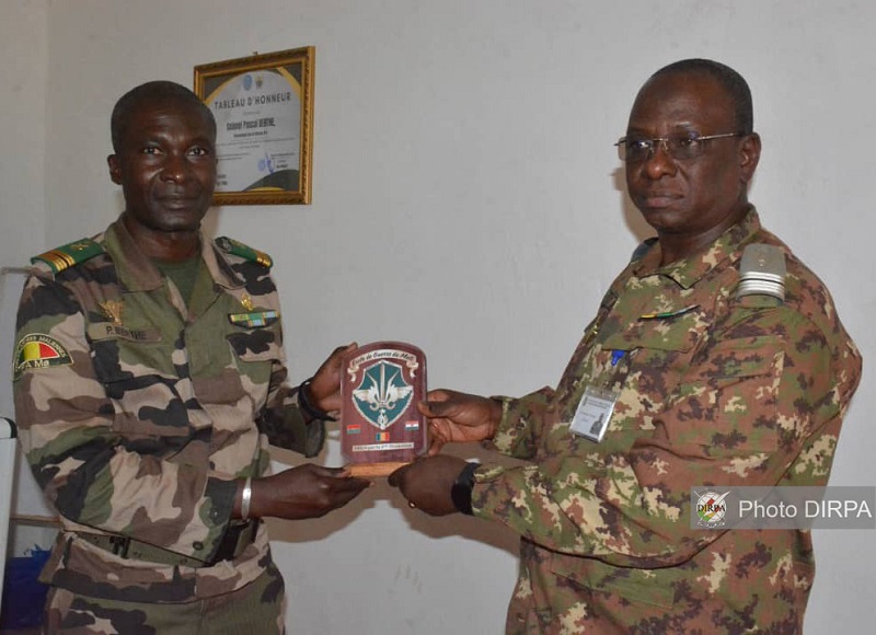 PCIAT- Centre : la 4ème Promotion de l'Ecole de Guerre du Mali en visite dans la 6ème Région Militaire.
