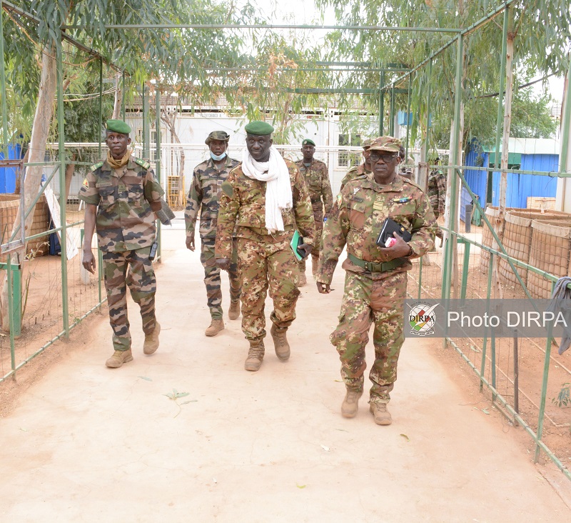 Formation : Une délégation de l'Etat-major Général en visite d'inspection au centre mixte de Gao