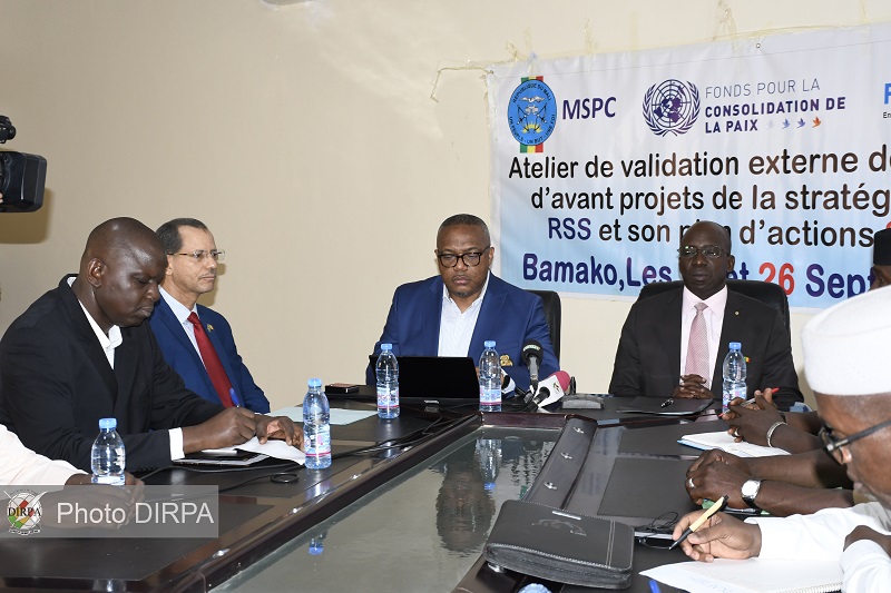 CRSS : Lancement des travaux de validation de la Stratégie révisée de Réforme du Secteur de la Sécurité