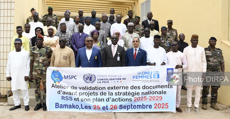 CRSS : validation externe des documents de la Réforme du Secteur de la Sécurité
