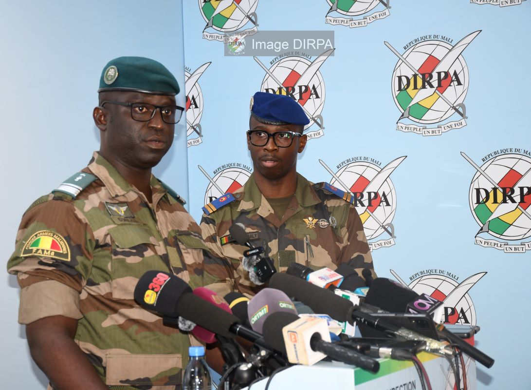 POINT DE PRESSE MENSUEL : la Direction de l’Information et des Relations Publiques des Armees fait le point sur l’actualité sécuritaire de notre pays