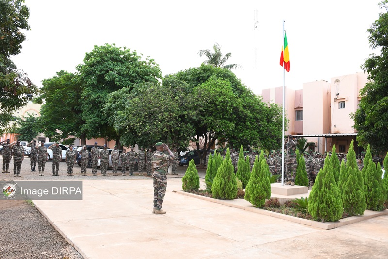 CÉRÉMONIE DE MONTÉE DES COULEURS À LA DIRPA : le Colonel-major Bakary Bocar MAÏGA fait de l’excellence et du professionnalisme des exigences majeures de l’action collective